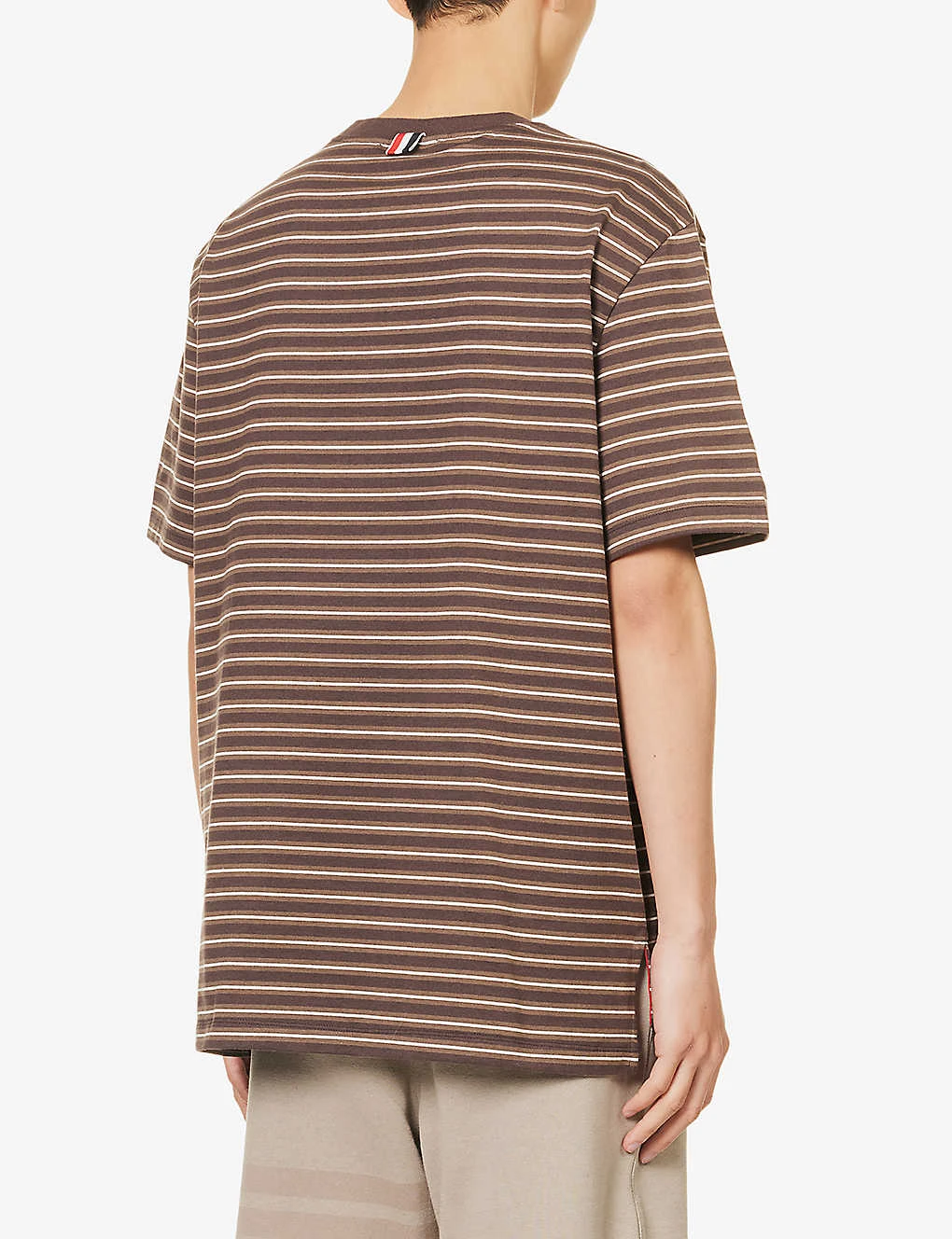 Striped Boxy-fit Cotton-jersey T-shirt - Image 4
