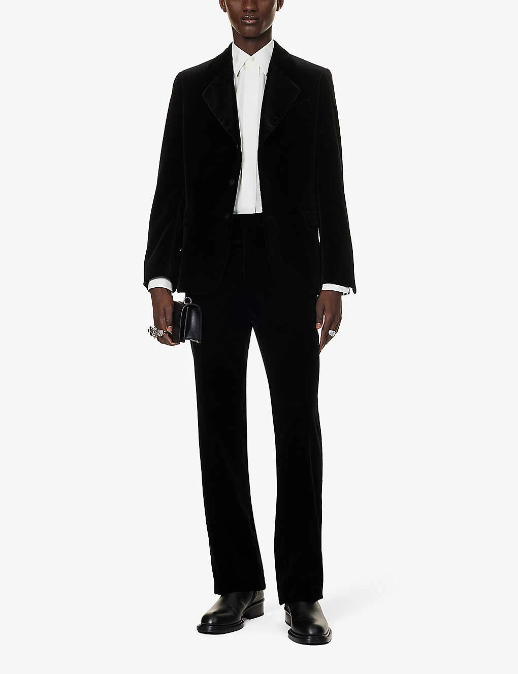 Alexander McQueen Curved-hem Relaxed-fit Silk Shirt - Image 2