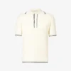 Alexander McQueen Contrast-stripe Relaxed-fit Cotton-knit Polo Shirt