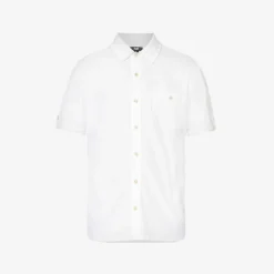 Paige Brayden Short-sleeved Relaxed-fit Cotton Shirt