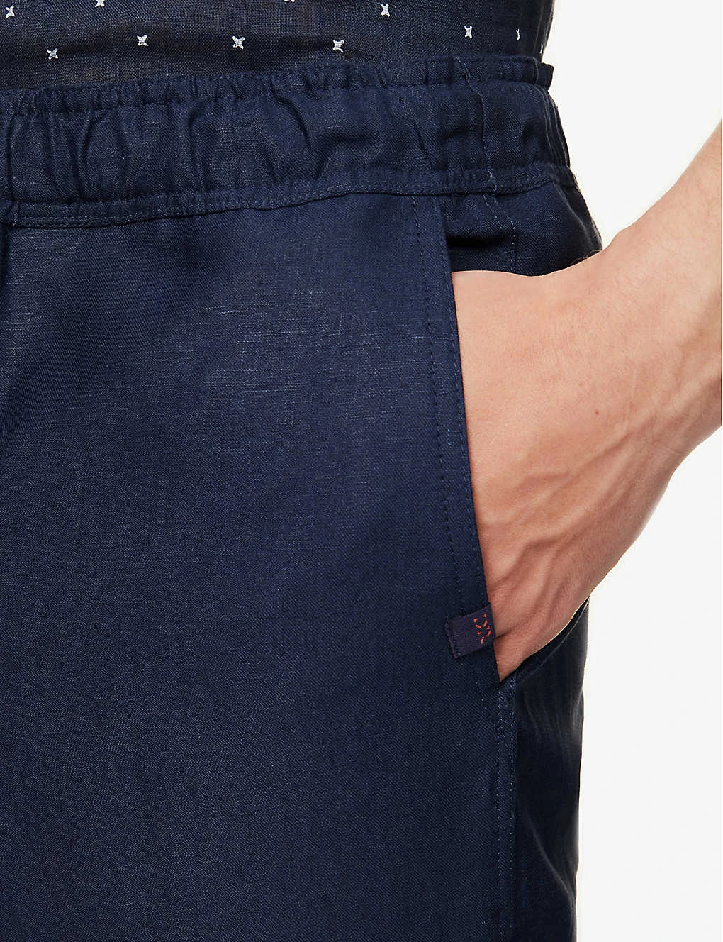 Sydney Regular-fit Straight-leg Linen Trousers - Image 5