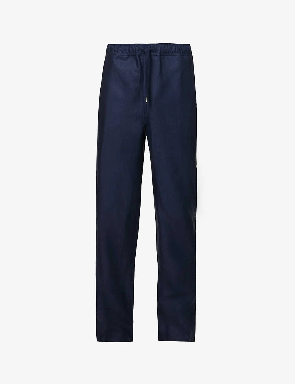 Sydney Regular-fit Straight-leg Linen Trousers