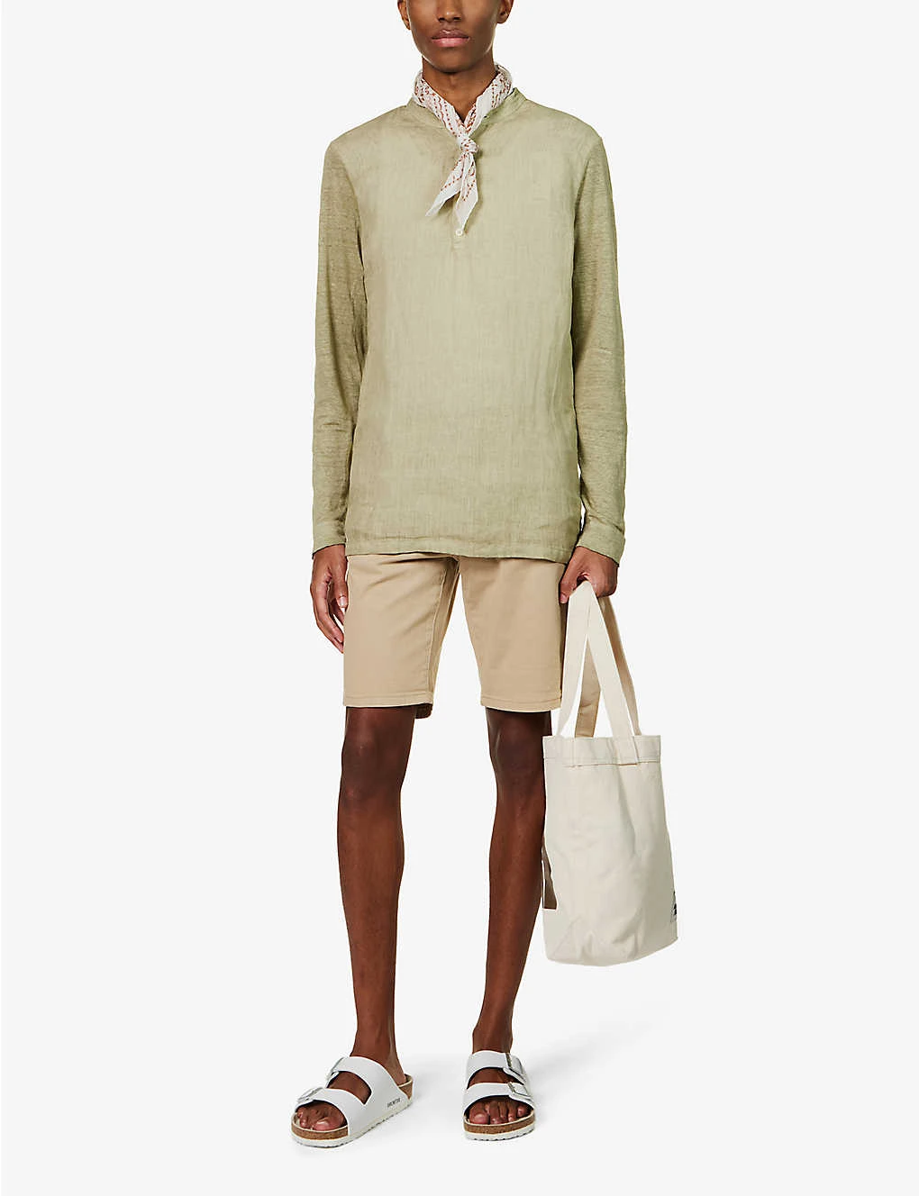 NEUW Cody Regular-fit Mid-rise Stretch-cotton Shorts - Image 2