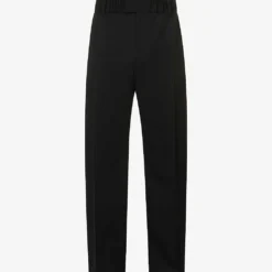 Bottega Veneta Sartorial Grain Straight-leg Mid-rise Wool Trousers