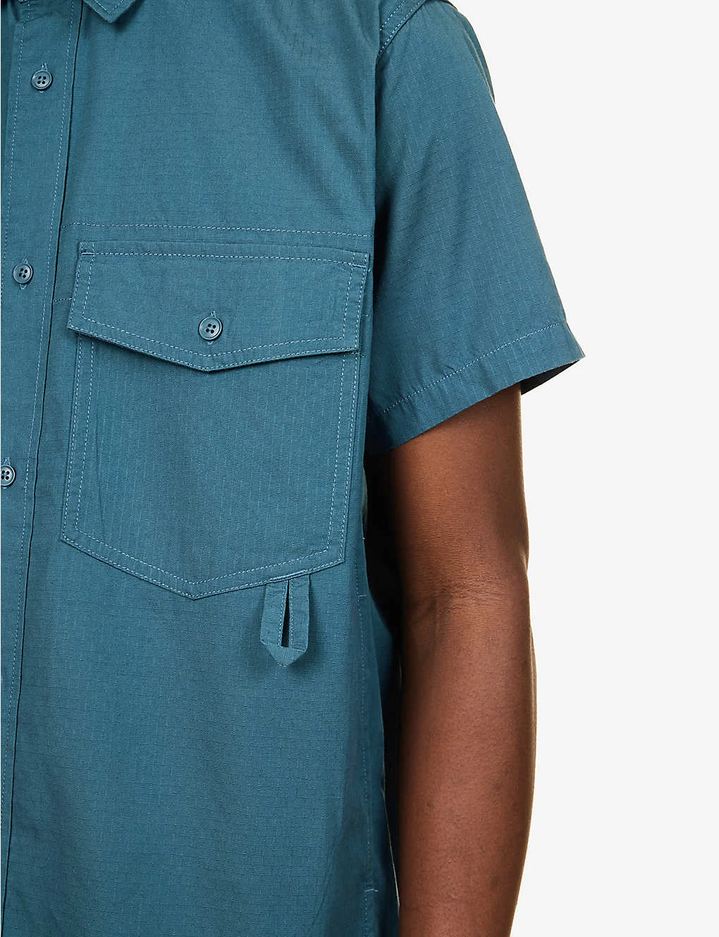 Snow Peak Takibi Ripstop Regular-fit Cotton-blend Shirt - Image 5