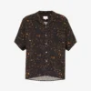 Rhude Tortoise Brand-embroidered Boxy-fit Rayon Shirt