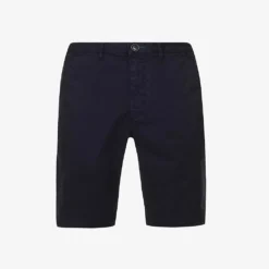 Classic Brand-embroidered Stretch-organic Cotton Shorts