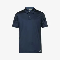 Branded-patch Short-sleeved Cotton-jersey Polo Shirt