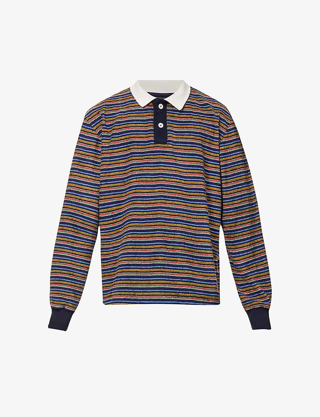 Stardust Striped-pattern Cotton-blend Rugby Shirt