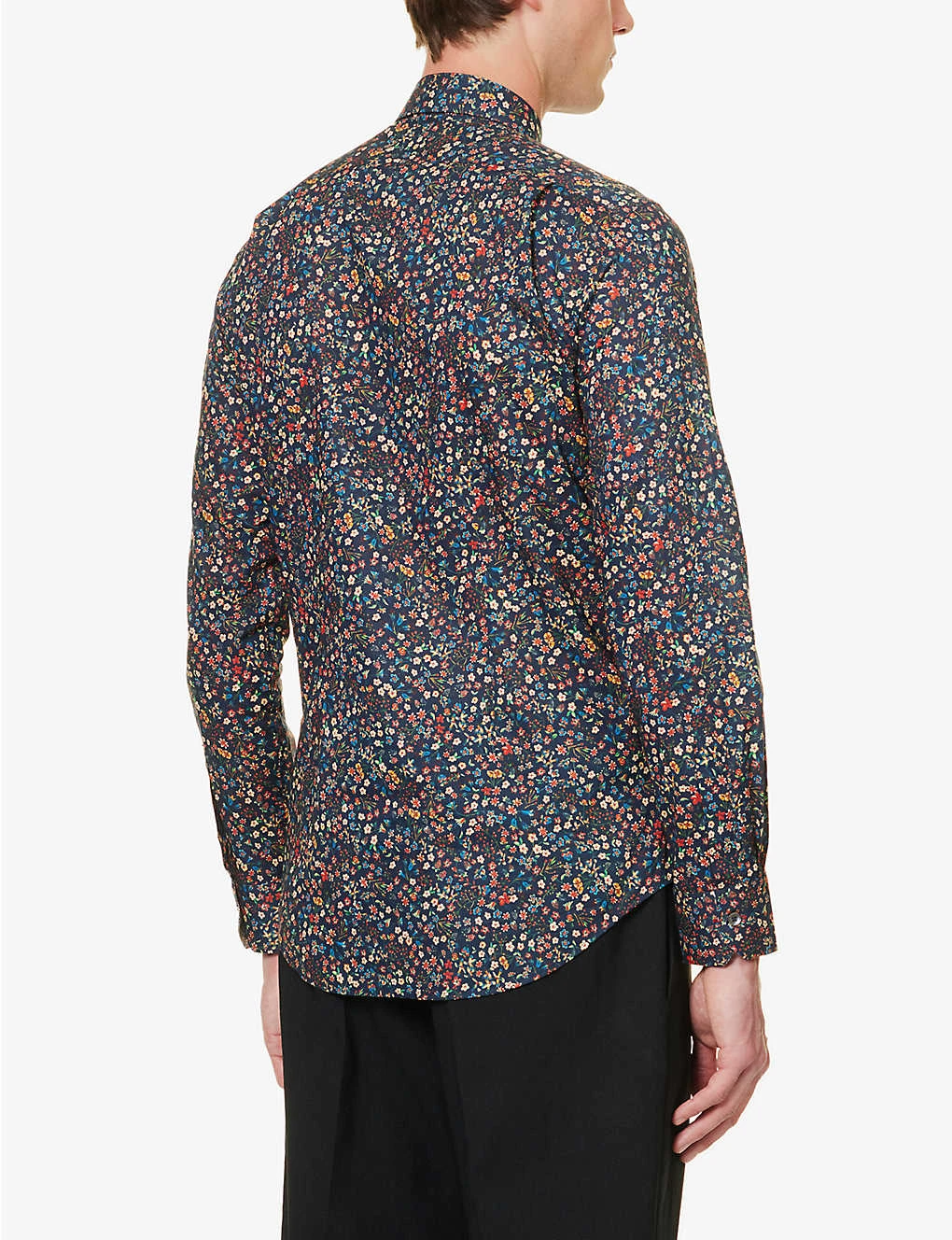 PAUL SMITH Liberty Floral-print Regular-fit Organic-cotton Shirt - Image 4