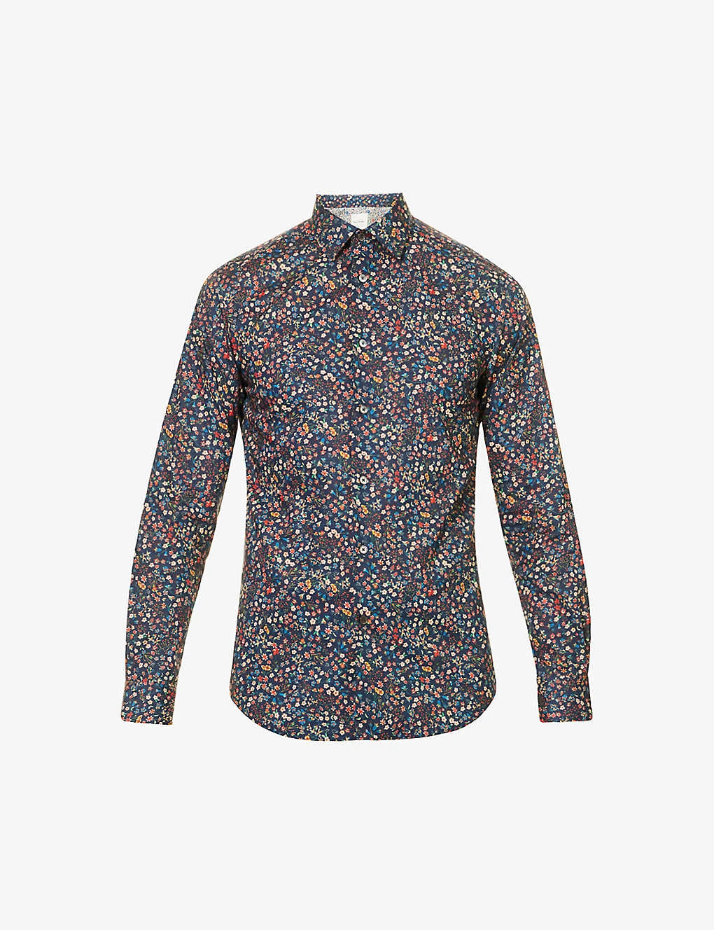 PAUL SMITH Liberty Floral-print Regular-fit Organic-cotton Shirt