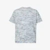 Missoni Striped Logo-embossed Cotton-jersey T-shirt