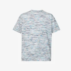Missoni Striped Logo-embossed Cotton-jersey T-shirt