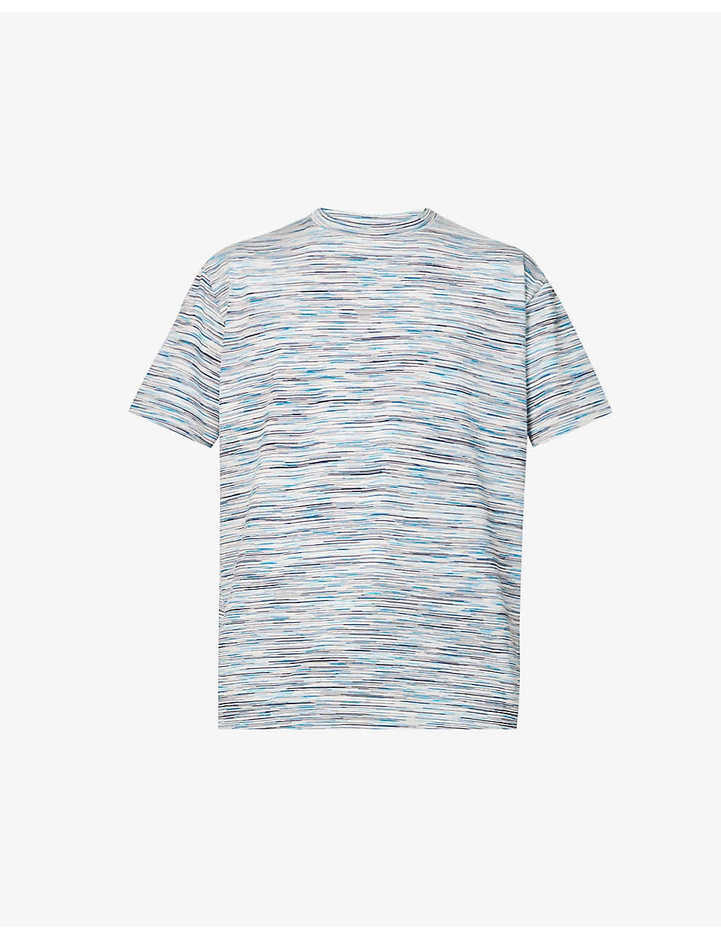 Missoni Striped Logo-embossed Cotton-jersey T-shirt