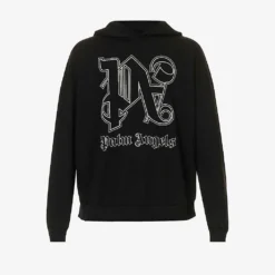 Palm Angels Logo-embroidered Oversized Cotton-jersey Hoody