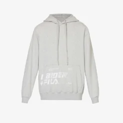 Graphic-print Reflective-branding Cotton-jersey Hoody