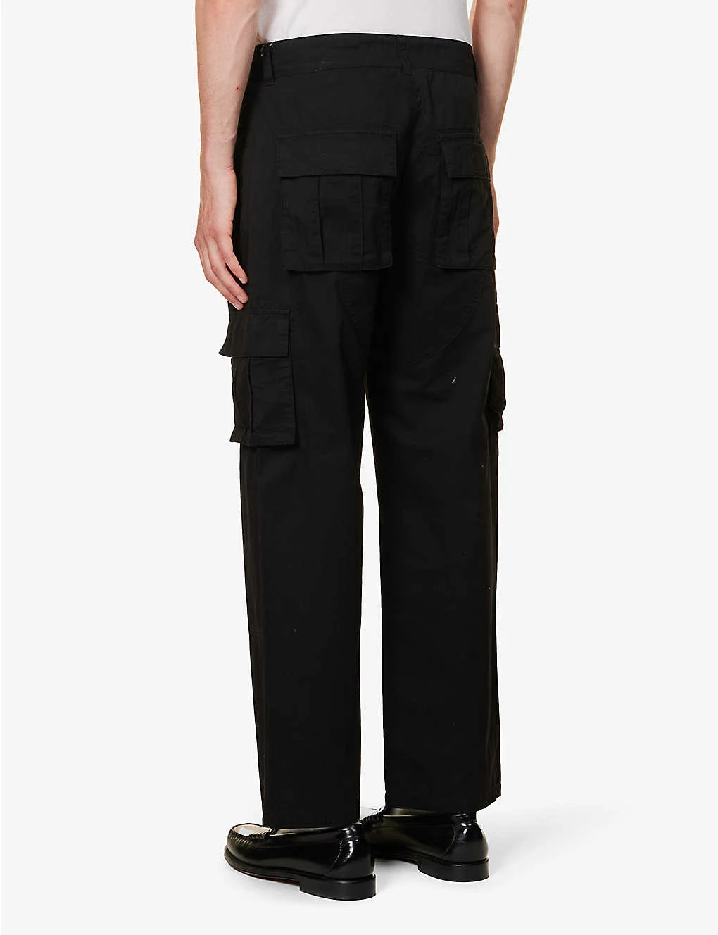 Easy Rider Straight-leg Mid-rise Cotton-blend Trousers - Image 4