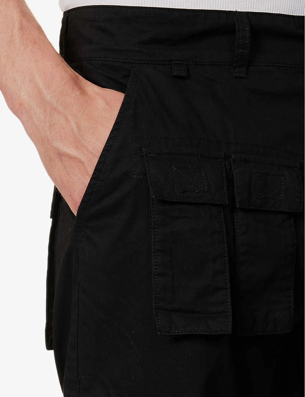 Easy Rider Straight-leg Mid-rise Cotton-blend Trousers - Image 5