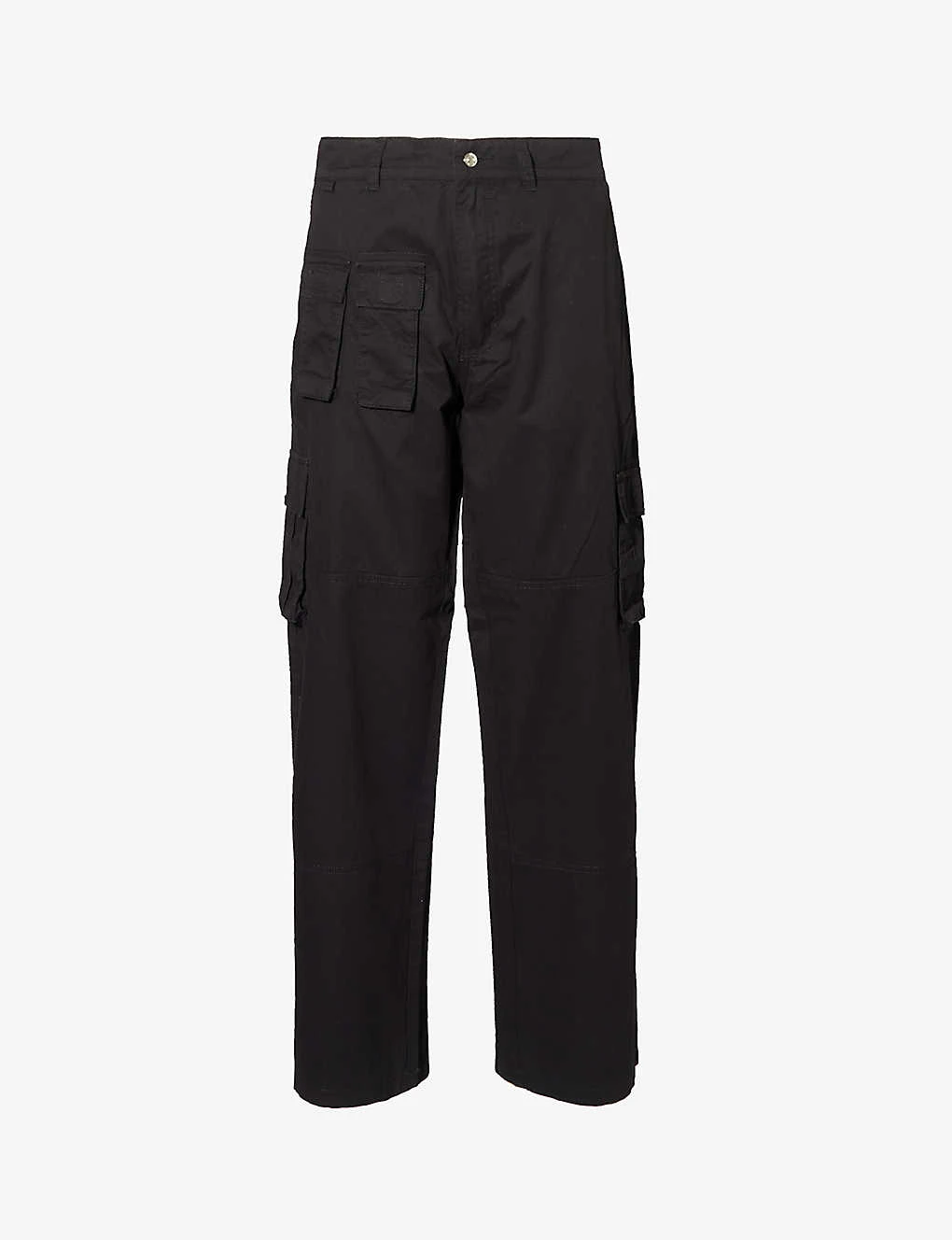 Easy Rider Straight-leg Mid-rise Cotton-blend Trousers