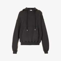 Super Moon Arrow Graphic-print Relaxed-fit Cotton-jersey Hoody