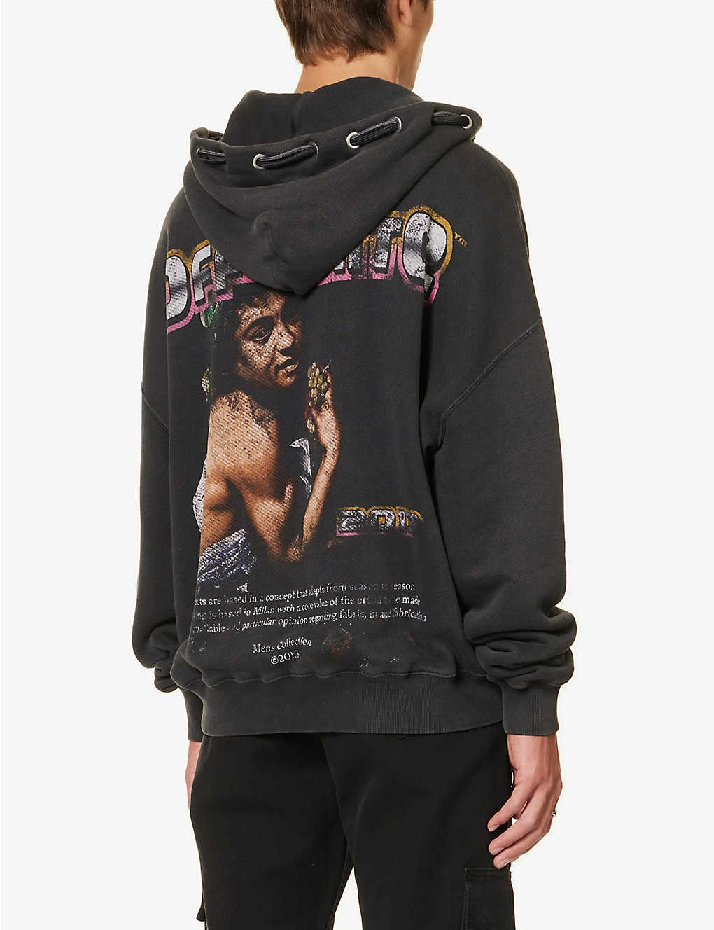 Bacchus Faded-wash Cotton-jersey Hoody - Image 4