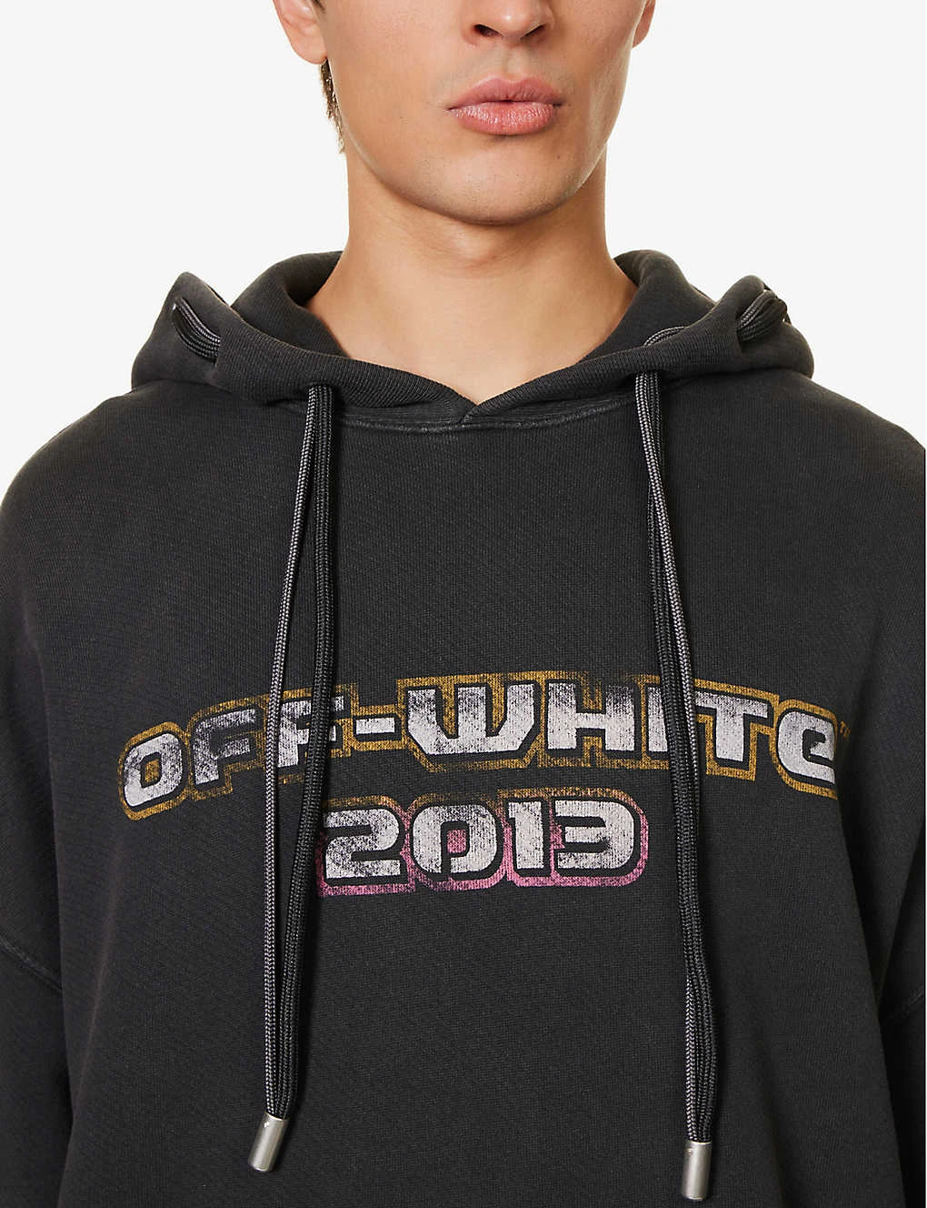 Bacchus Faded-wash Cotton-jersey Hoody - Image 5