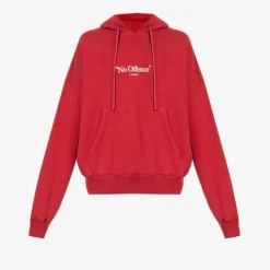 No Offence Relaxed-fit Cotton-jersey Hoody