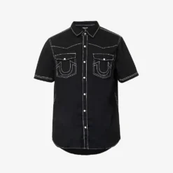 True Religion Western Brand-embroidered Regular-fit Cotton Shirt