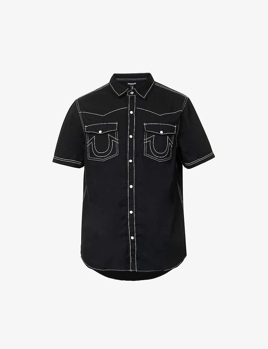 True Religion Western Brand-embroidered Regular-fit Cotton Shirt