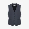 Reiss Fine Darted Slim-fit Wool Waistcoat