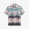 Reiss Riley Abstract-print Regular-fit Woven Shirt