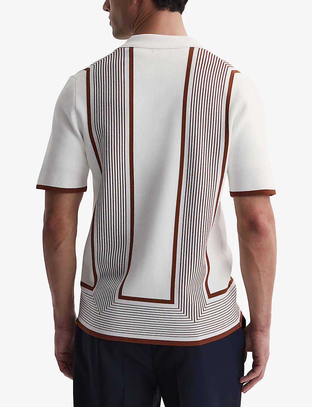 Reiss Heath Striped Woven Shirt - Image 4