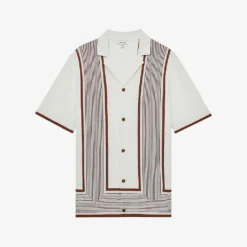 Reiss Heath Striped Woven Shirt