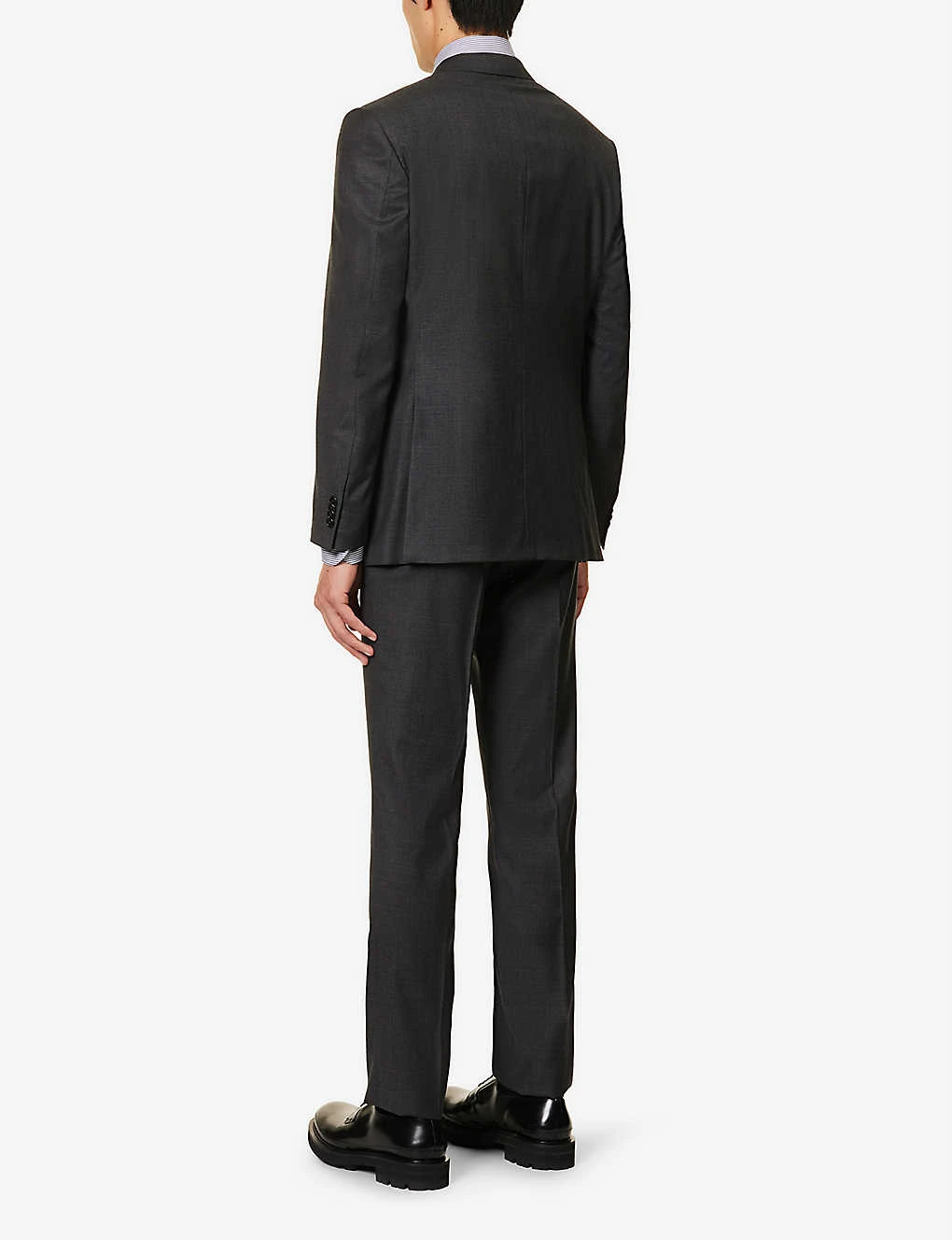CORNELIANI Super 130s Single-breasted Slim-fit Wool Suit - Image 4