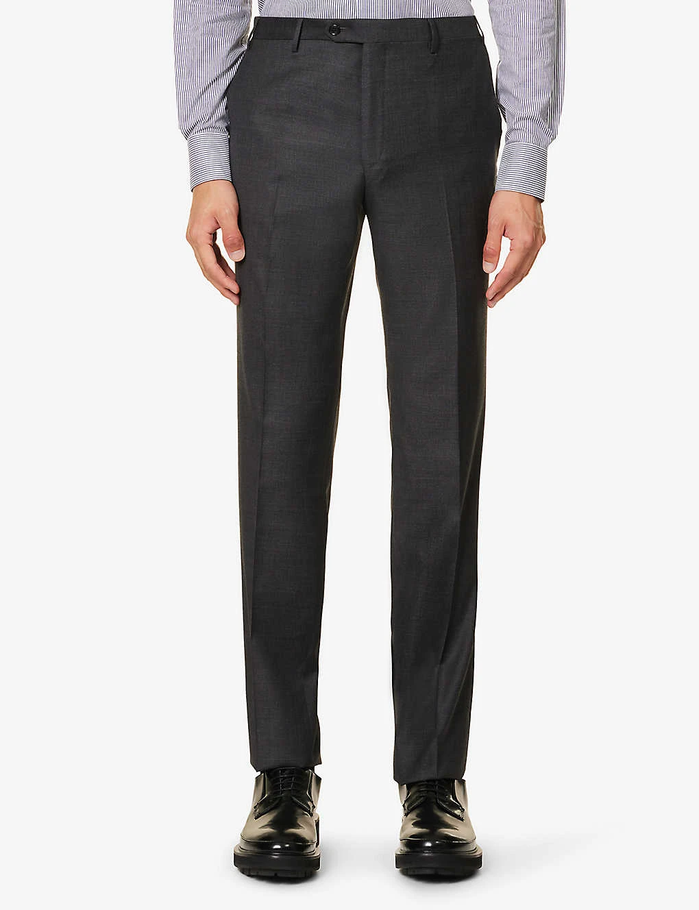 CORNELIANI Super 130s Single-breasted Slim-fit Wool Suit - Image 7