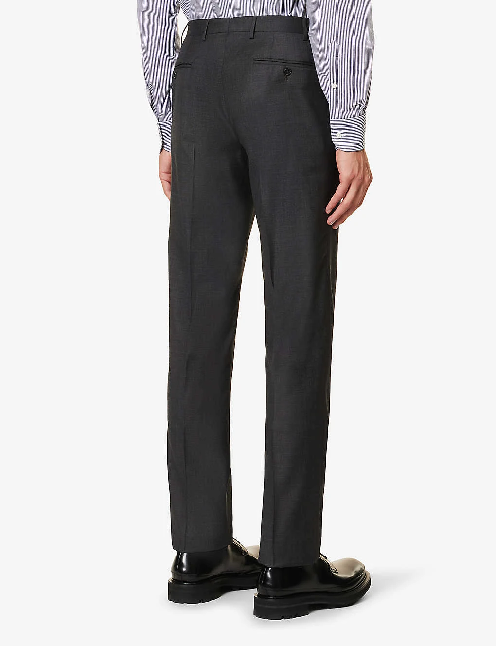 CORNELIANI Super 130s Single-breasted Slim-fit Wool Suit - Image 8