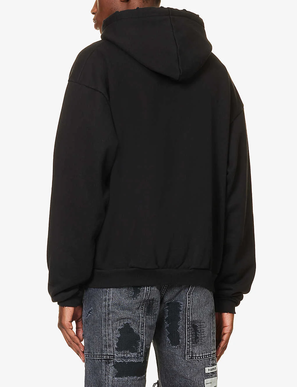 Brand-print Regular-fit Cotton-jersey Hoody - Image 4