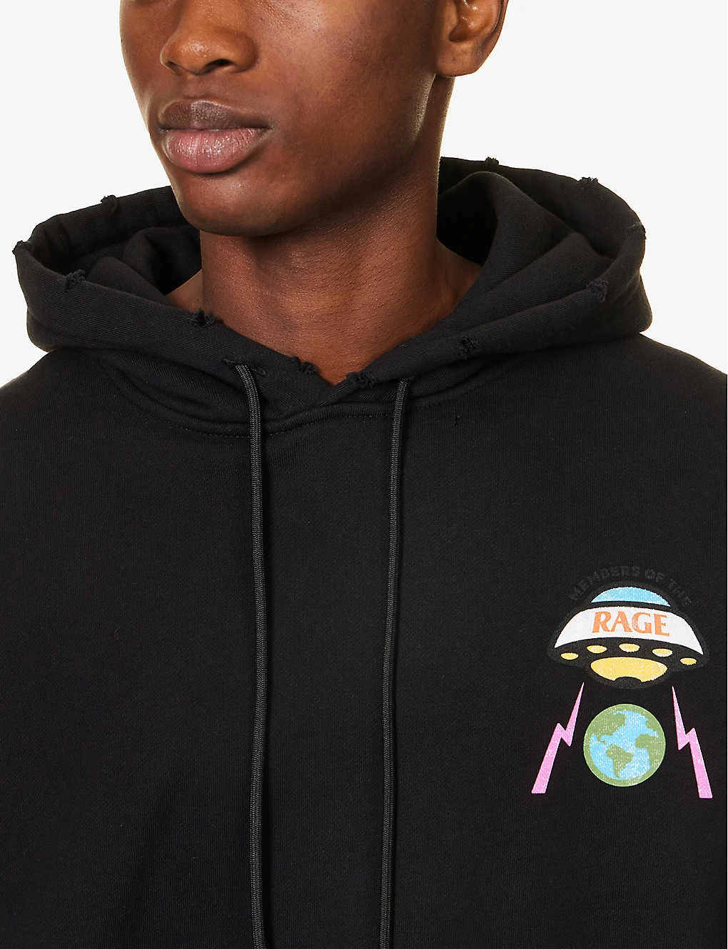 Brand-print Regular-fit Cotton-jersey Hoody - Image 5