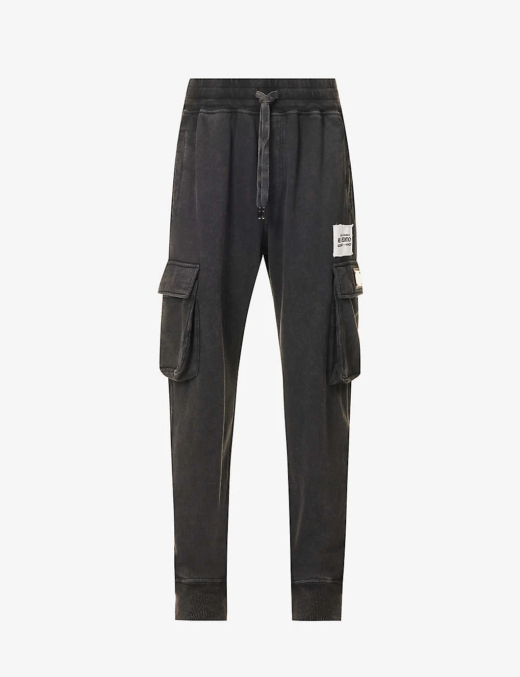 Dolce & Gabbana Brand-patch High-rise Cotton-jersey Jogging Bottoms
