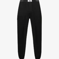 Calvin Klein 1996 Lounge Logo-waistband Cotton-jersey Jogging Bottoms