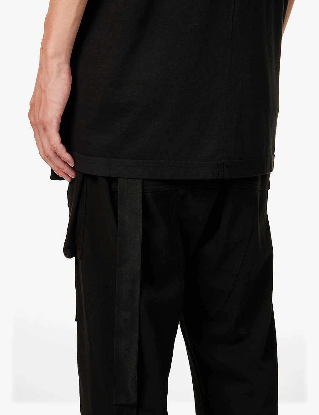 Level Crewneck Cotton-jersey T-shirt - Image 5