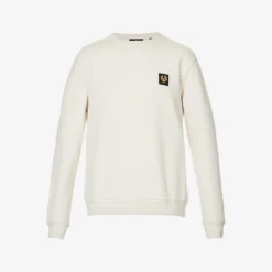 BELSTAFF Brand-appliqué Regular-fit Cotton-jersey Sweatshirt