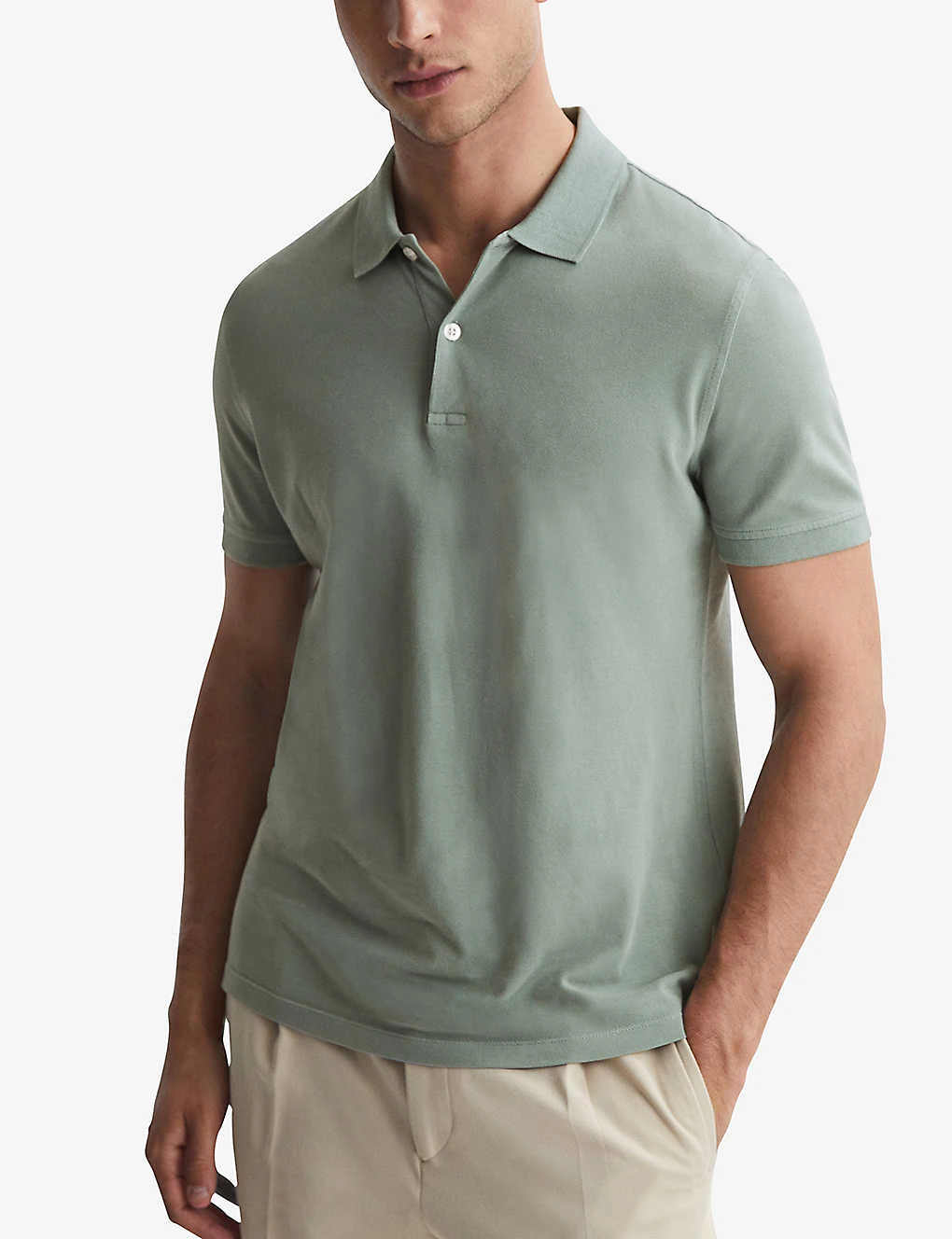 Reiss Puro Slim-fit Cotton Polo Shirt - Image 3