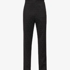 Valentino Brand-print Patch-pocket Woven Jogging Bottoms