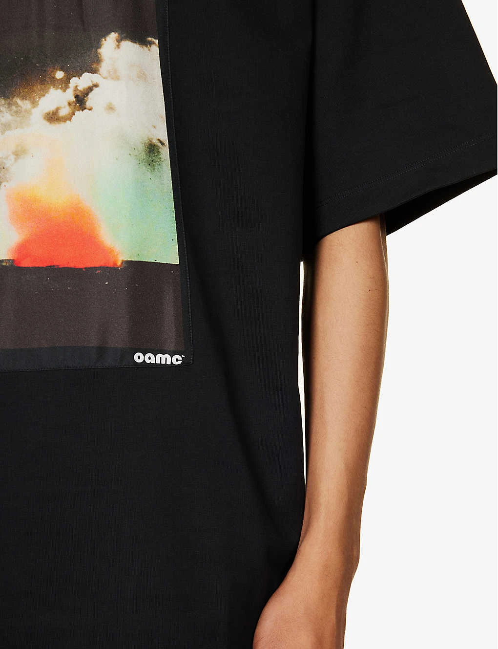 OAMC Wake Graphic-print Regular-fit Organic Cotton-jersey T-shirt - Image 5