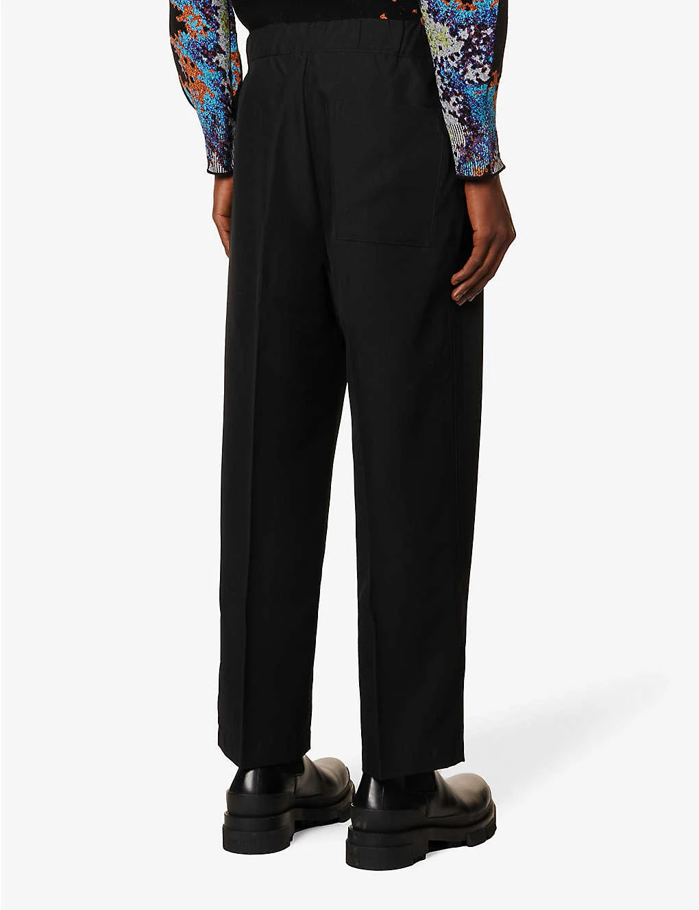 OAMC Base Drawstring-waistband Straight-leg Woven Trousers - Image 4