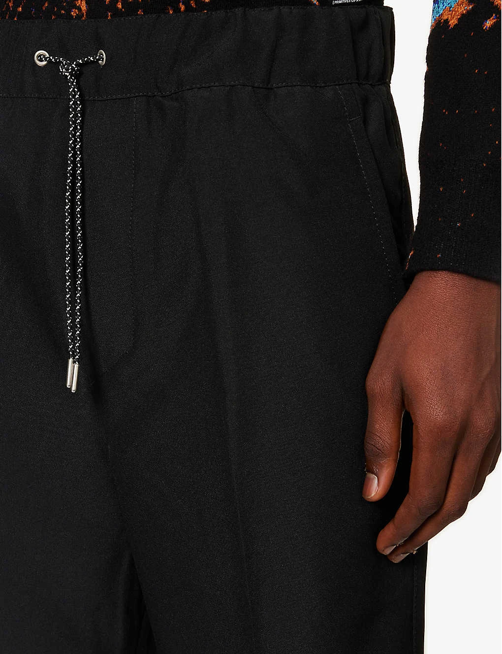 OAMC Base Drawstring-waistband Straight-leg Woven Trousers - Image 5