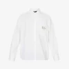 Jacquemus La Chemise Simon Bow-embellished Boxy-fit Stretch-cotton Shirt