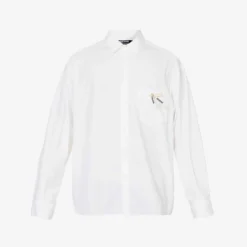 Jacquemus La Chemise Simon Bow-embellished Boxy-fit Stretch-cotton Shirt