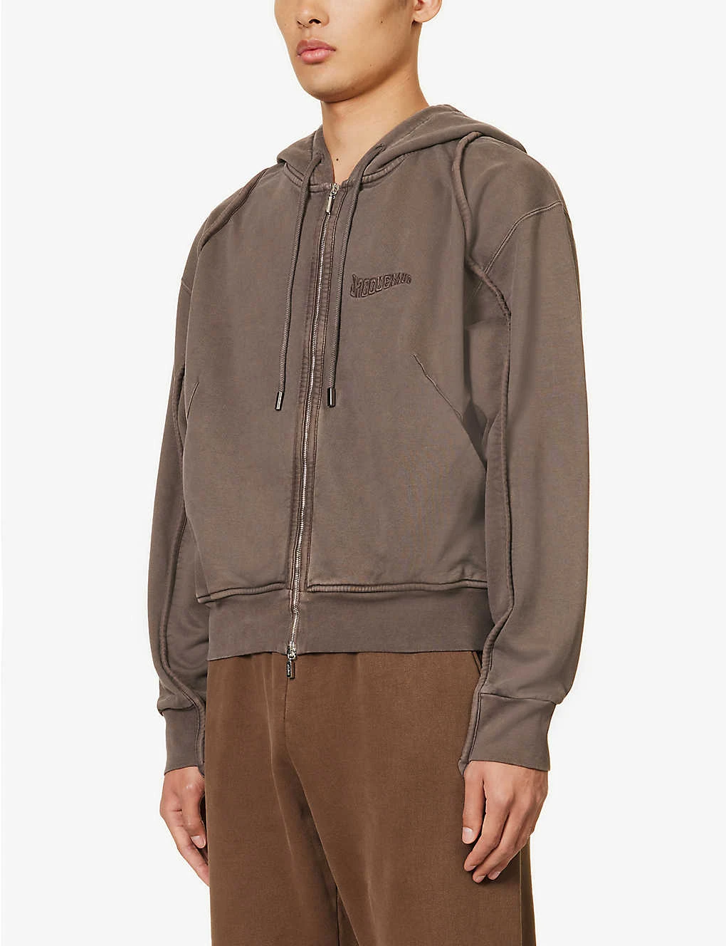 Jacquemus Le Sweater Camargue Organic Cotton-jersey Hoody - Image 3